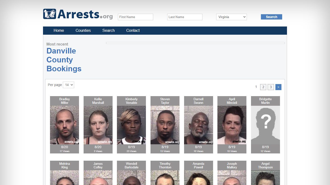 Danville County Arrests and Inmate Search