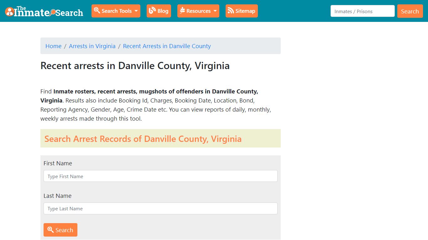 Recent arrests in Danville County, Virginia | Mugshots, Rosters ...